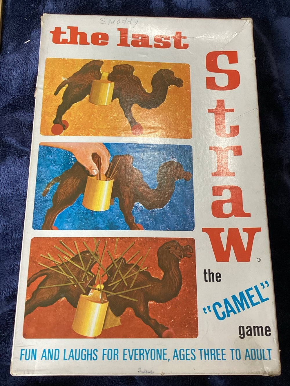 Vintage THE LAST STRAW GAME Break The Camel's Back SCHAPER 1966 Complete*